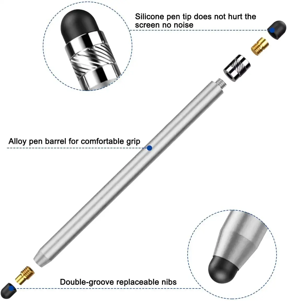 بسته دو عددی قلم لمسی خازنی