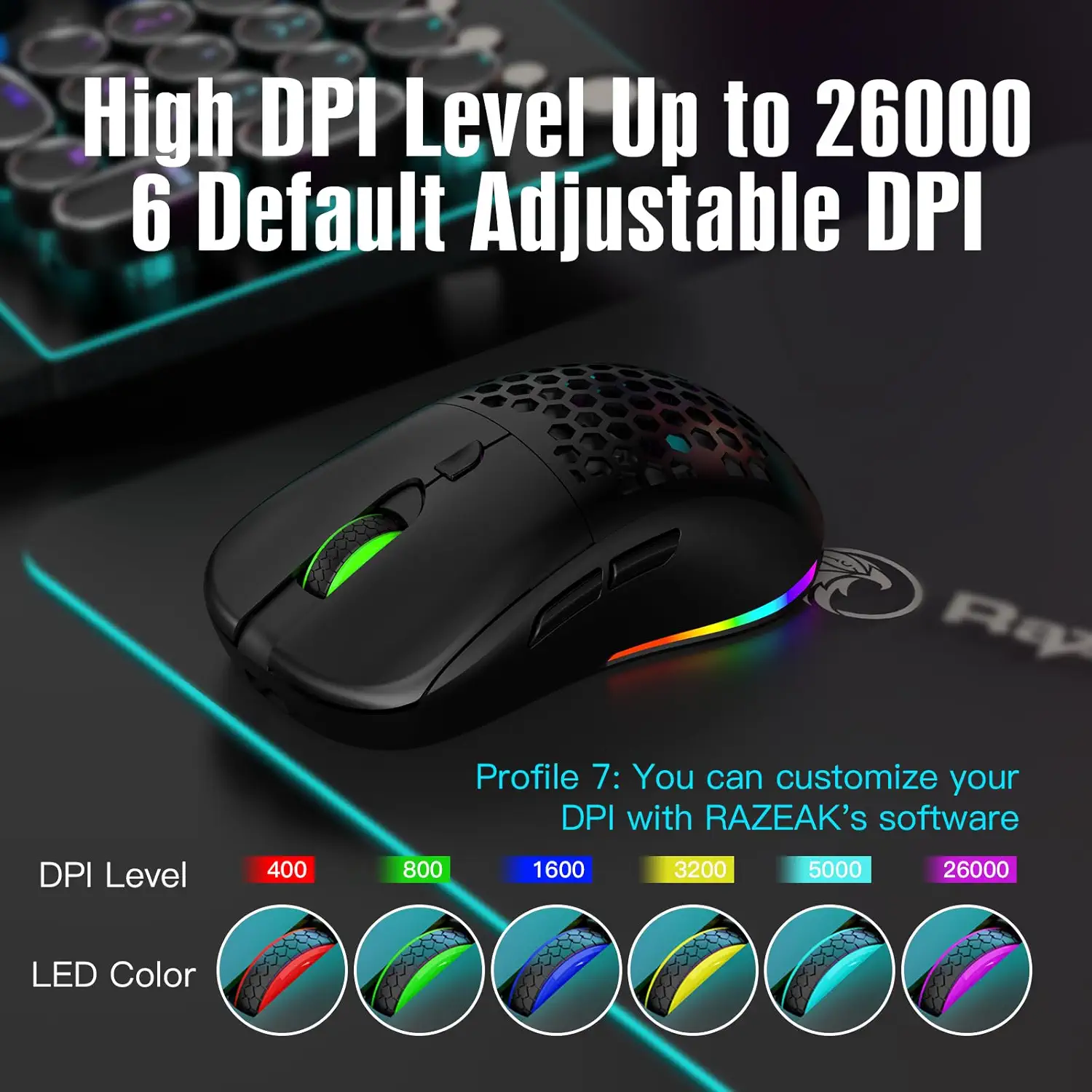 ماوس گیمینگ بیسیم Syww 8