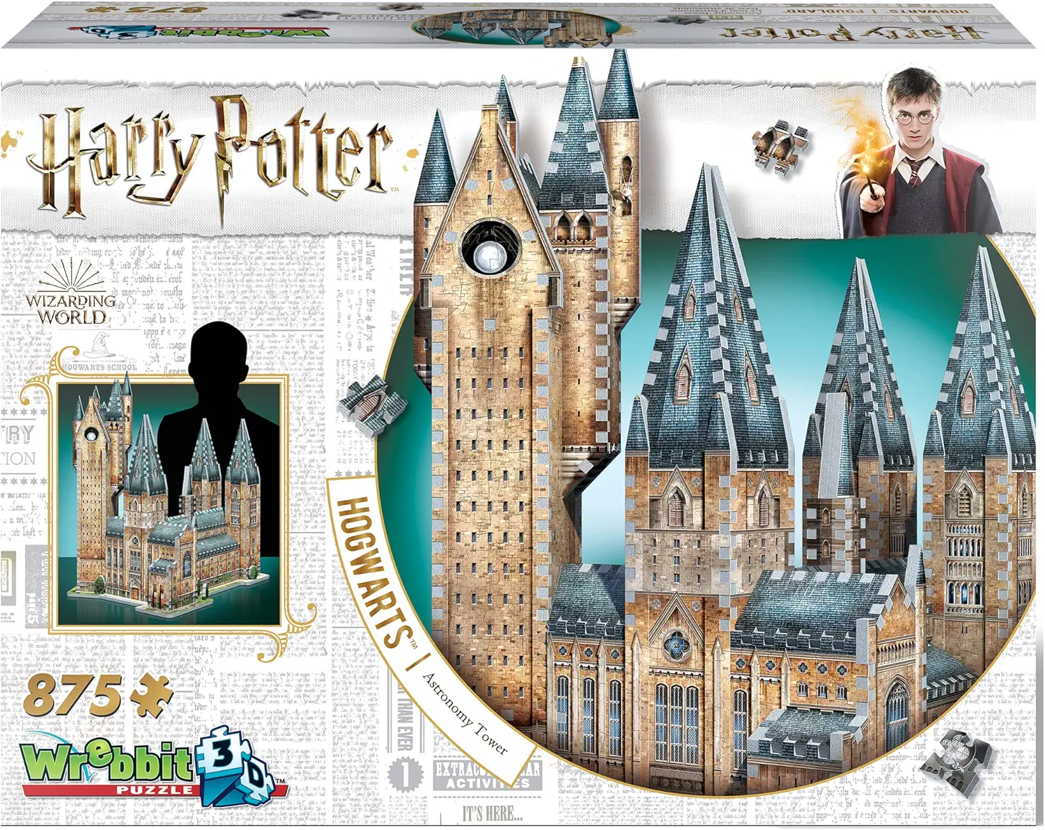 پازل سهبعدی Wrebbit 3D مدل Hogwarts Astronomy Tower