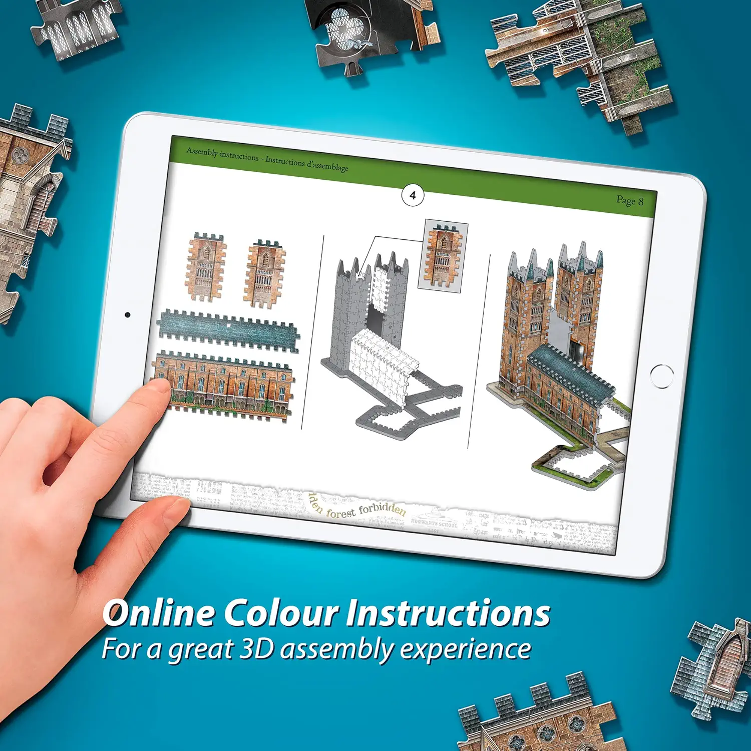 پازل سهبعدی Wrebbit 3D مدل Hogwarts Astronomy Tower